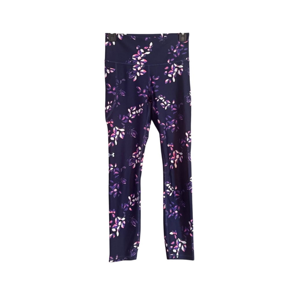 Women’s Small Under Armour Floral Print Workout Pants Leggings